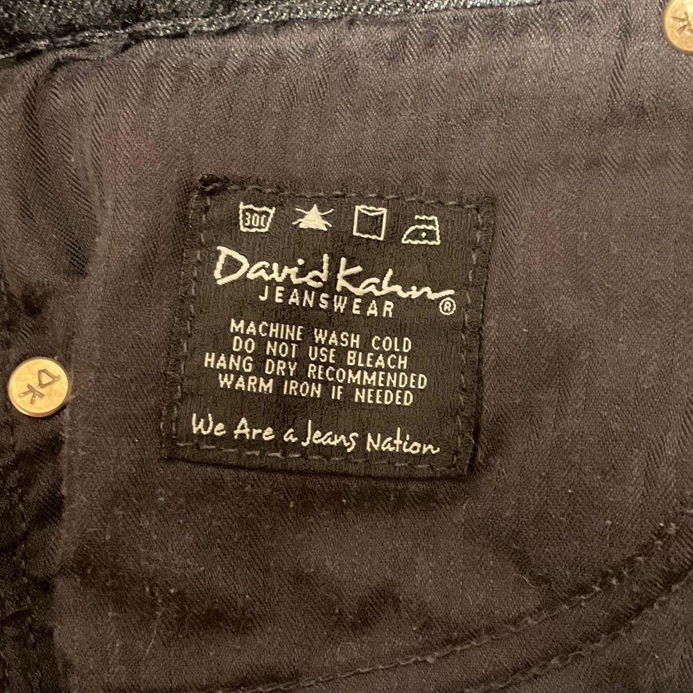 David Kahn Men's Dark Jeans